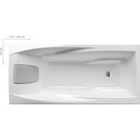 Акриловая ванна Ravak You C061000000 175x85 WARM FLOW белая