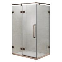 Душевой уголок Grossman Status ST-120RGQL Розовое золото 120x80