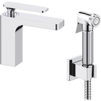 Смеситель с гигиеническим душем Timo Torne 4360/00G Для раковины Хром