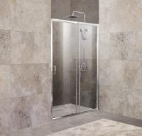 Дверь в нишу BelBagno Uniquie UNIQUE-BF-1-110/125-C-Cr 110-125*190 см, стекло прозрачное/профиль хром