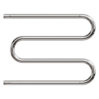 Полотенцесушитель водяной Point PN38665P 600x500 М-образный (1") с полкой, хром Полотенцесушитель водяной Point PN38665P 600x500 М-образный (1") с полкой, хром