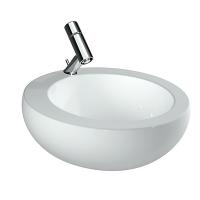 Раковина Laufen Alessi 8.1897.1.400.109.1 52x52x17.5 см чаша без отверстия для смесителя