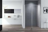 Дверь в нишу CEZARES URBAN-B-12-100-C-CR 100*195 см, профиль хром/стекло прозрачное