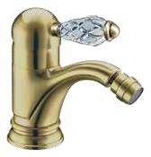 Смеситель для биде Boheme CRYSTAL, бронза