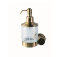 Настенный дозатор Boheme ROYALE CRISTAL BLACK BR 10932-BR-B, бронза