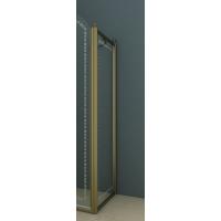 Боковая стенка Cezares Retro RETRO-A-100-FIX-CP-Br 100 стекло прозрачное с матовым узором/бронза