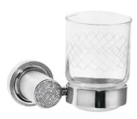 Стакан настенный Boheme ROYALE CRISTAL 10924-CR, ХРОМ