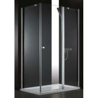 Душевой уголок Cezares Elena ELENA-W-AH-1-90/100-P-Cr-R 90x100 правый стекло рифленое/хром