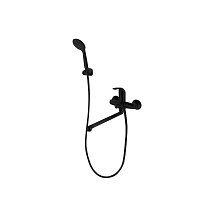 Смеситель для ванны и душа Bravat Fit, черный Смеситель для ванны и душа Bravat Fit, черный