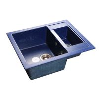 Мойка кухонная GranFest Quadro GF-Q610K синий 610x500