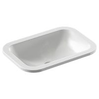 Раковина Jacob Delafon Vox EYB102-00 56,2 см встраиваемая сверху с переливом