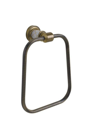 Фото полотенцедержатель boheme murano crystal 10905-w-br, бронза