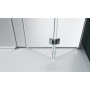 Фото душевой уголок belbagno albano albano-ash-1-70/100-c-cr прозрачный / хром 70х100