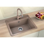 Фото мойка для кухни из искусственного камня blanco legra 6 523337 кофе