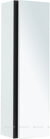Фото пенал подвесной de aqua ариетта new 40 r с зеркалом белый матовый