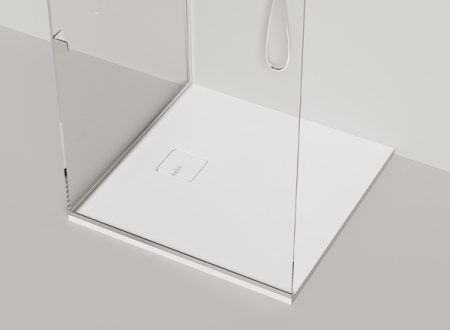 Фото поддон литьевой камень salini oasi s-stone 120321mrf 90*90 см матовый, покраска по ral полностью