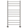 Фото полотенцесушитель водяной point аврора pn10150p п9 500x1000 с полкой, хром