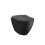 Фото унитаз подвесной creavit tp325-11sm00e-0000, черный матовый