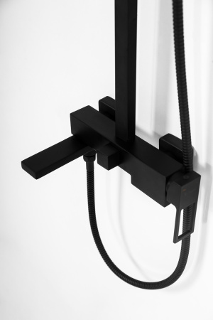 Фото душевая колонна belbagno luceluc-vscm-nero, черный матовый