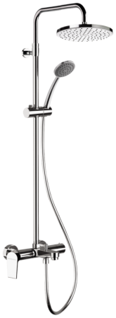 Фото душевая система с изливом mariani artic b00260atata20, хром