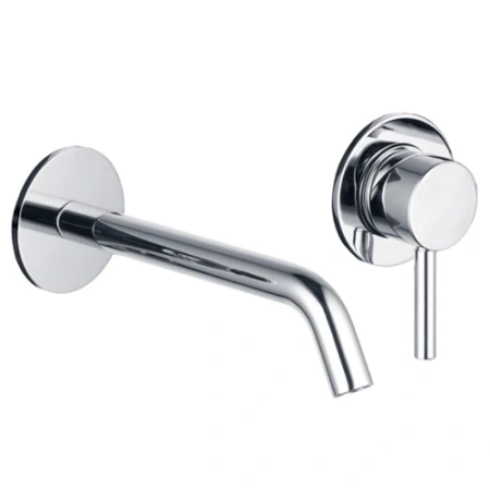 Фото смеситель для раковины из стены aquame siena aqm6215cr, хром