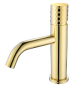Фото смеситель для раковины boheme stick 121-gg, золото