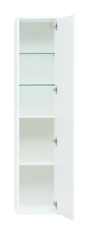 Фото пенал подвесной aquanet lino 35 белый матовый