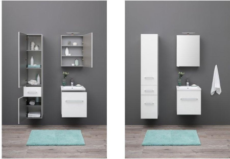 Фото пенал подвесной aquanet порто 35 l белый