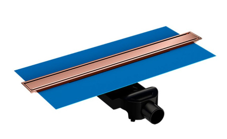 Фото дренажный канал vitra eco-flow 40 см 59980551000 горизонтальный, медь