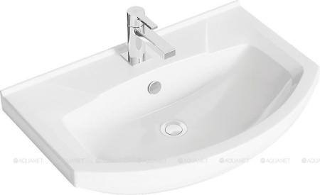 Фото раковина для тумбы kirovit элеганс 65 см, белая