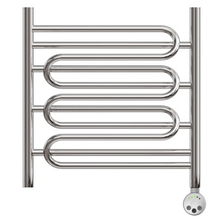 Фото полотенцесушитель электрический point юпитер премиум pn01156se п5 500x600 левый/правый, хром