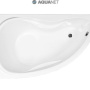 Фото акриловая ванна aquanet maldiva левая 150*90 см, белая
