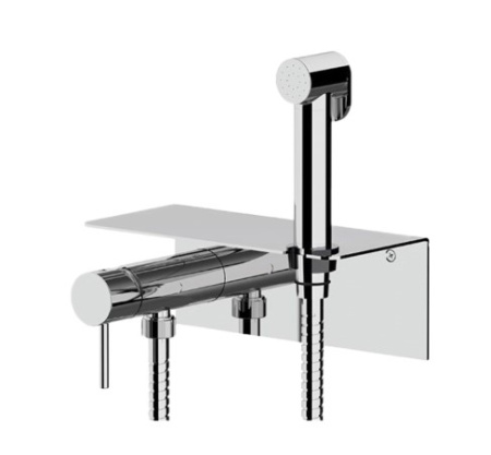 Фото гигиенический душ со смесителем remer x style x65c25tw, хром