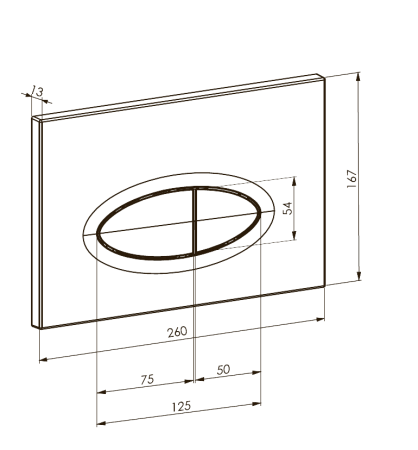 Фото клавиша смыва boheme 665-cr, хром