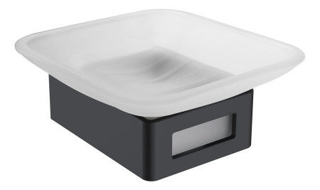 Фото мыльница boheme q 10943-b, черная матовая