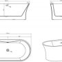 Фото акриловая ванна belbagno bb201-1700-800