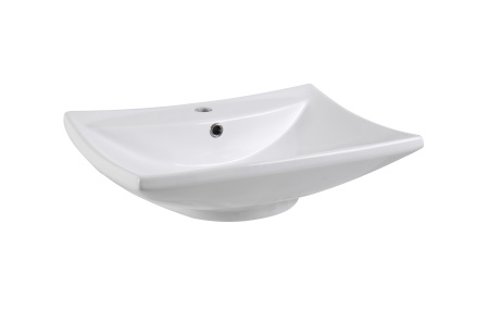 Фото раковина накладная для установки на столешницу aquatek aq5518-00, 600*460*170 мм