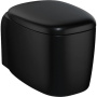 Фото унитаз подвесной безободковый vitra plural rim-ex 7830b483-0075, черный матовый