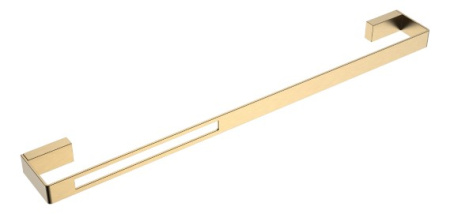 Фото полотенцедержатель длинный boheme q 10942-mg, матовое золото