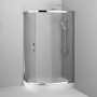 Фото душевой угол am.pm like 120*80 см, профиль хром/стекло прозрачное