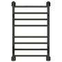Фото полотенцесушитель водяной двин l plaza 4656754419429 черный матовый 80х50
