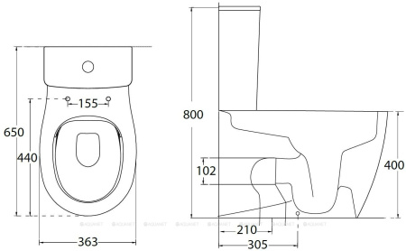 Фото бачок для унитаза allen brau fantasy 4.11010.20, белый глянец