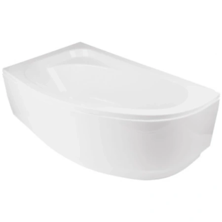 Фото акриловая ванна besco cornea левая 140*80 см, белая