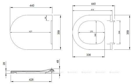 Фото сиденье для унитаза allen brau priority 4.31004.20 микролифт, белый глянец