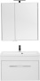 Фото комплект мебели aquanet августа 90 белый (раковина нота)