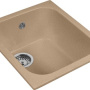 Фото гранитная мойка aquagranitex m-17 песочный