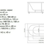 Фото акриловая ванна aquatek оберон obr170-0000026 фронтальный экран 170х70