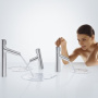 Фото смеситель hansgrohe talis s select 72045000 для раковины