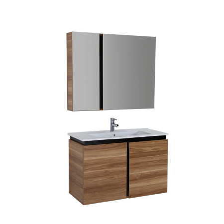 Фото verti нижний модуль с раковиной (100 см) c дверцами ve0100.42.vv