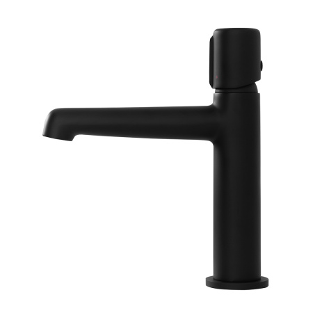 Фото смеситель для раковины belbagno uno uno-lvm-nero, черный матовый